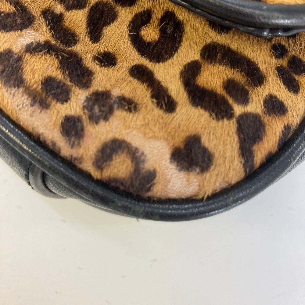 FOSSIL LEATHER ANIMAL HAIR PRINT WOMENS CROSSBODY BAG (ASIS) - Picture 13 of 13